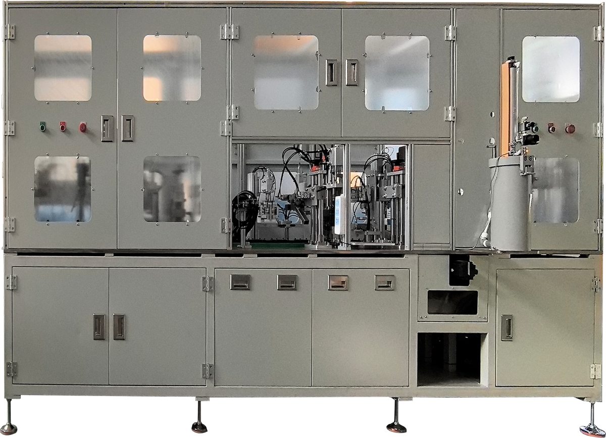 Automatic production line for panel lights